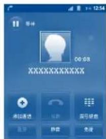 TCL A909 - 通话中 - 1