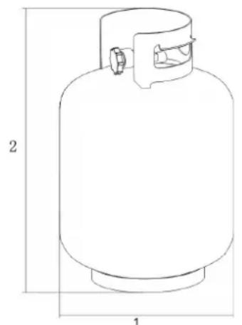 Jamie Oliver Pro 4S - GASFLASKE - 1
