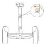 NINEBOT MiniPRO - Ajuste la alta de las almodadillas para las rodillas. - 1