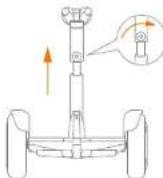 NINEBOT MiniPRO - Ajuste la alta de las almodadillas para las rodillas. - 2