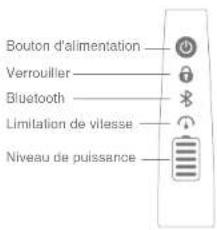 NINEBOT MiniPRO - Icônes du tableau de bord - 1