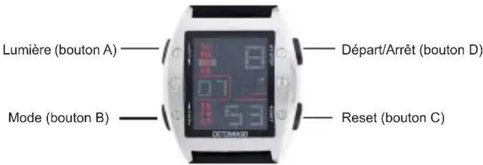 Detomaso Marco DT2004 - Notice d'utilisation Montre digitale - 1