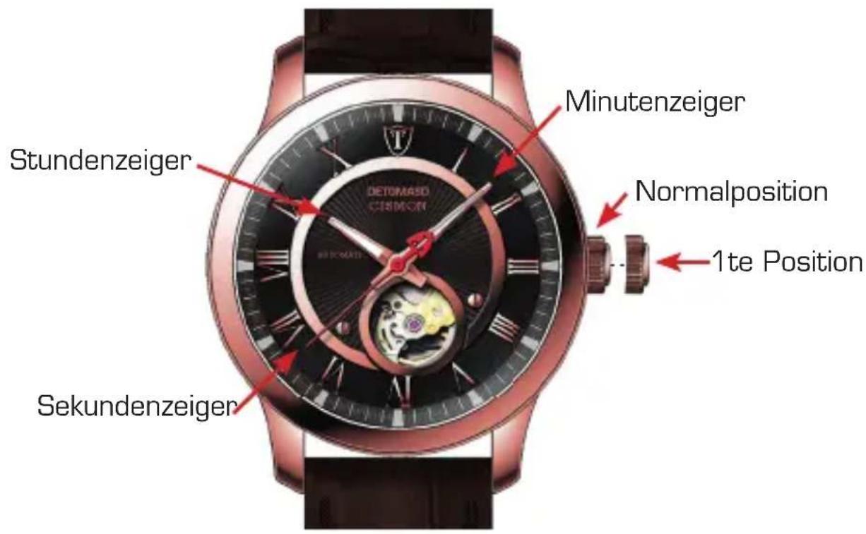 Detomaso Cismon - Einstellung der Uhrzeit - 1