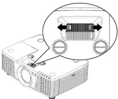 VIEWSONIC PRO9800WUL - 画像の水平位置を調整する - 3