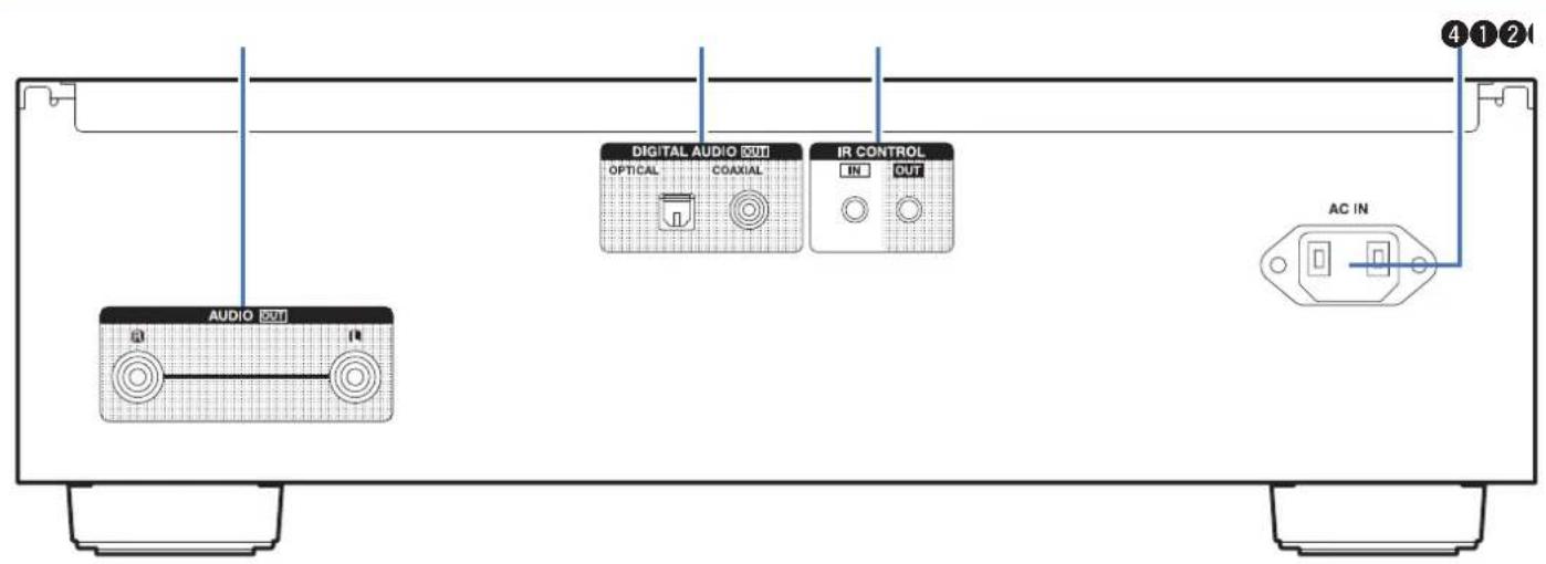 DENON DCD1600NE - Panneau arrête - 1
