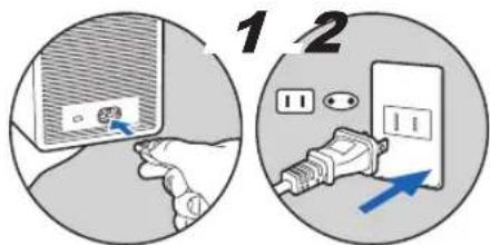 ONKYO VCGX30 - Power Cord Hookup - 1