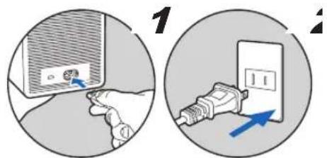 ONKYO VCGX30 - 電源一トの接続 - 1