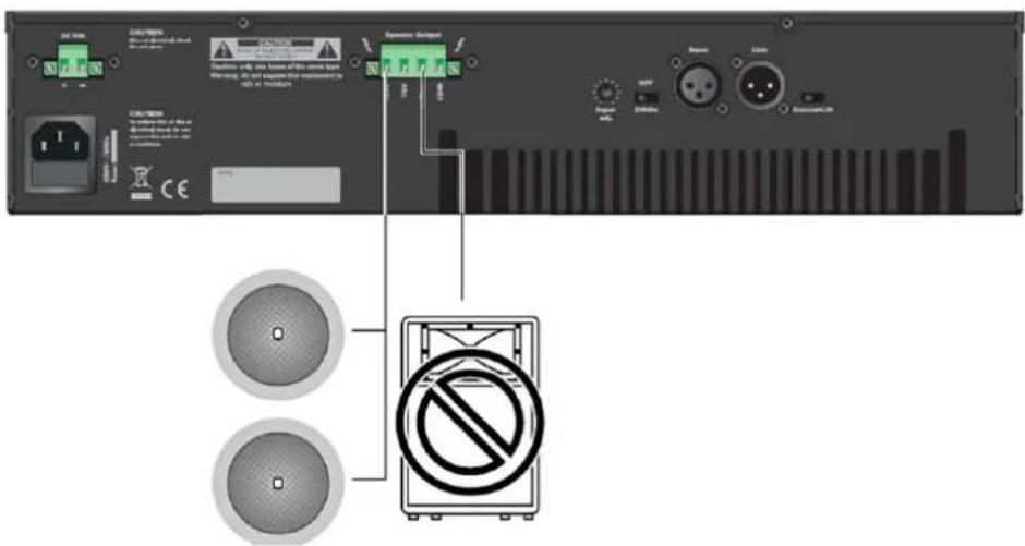 Audac CPA24 - VERKEERDE VERBINDING - 1