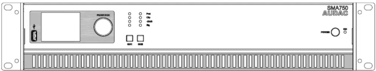 Audac SMQ750 - Série SMA - 1