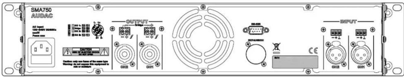 Audac SMQ750 - Série SMA - 1