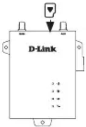 D-LINK DWM312 - Instalacion de tarjeta(s) SIM - 1