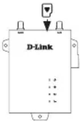 D-LINK DWM312 - Einsetzen von SIM-Karte(n) - 1