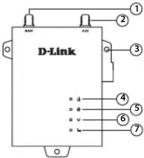 D-LINK DWM312 - Oberseite - 1
