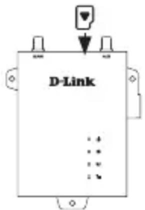 D-LINK DWM312 - Installing SIM card(s) - 1