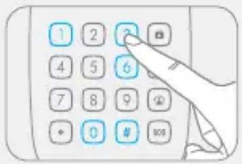 eTiger ESK1A - Activer / Déactivier le désarmement par badge RFID - 1
