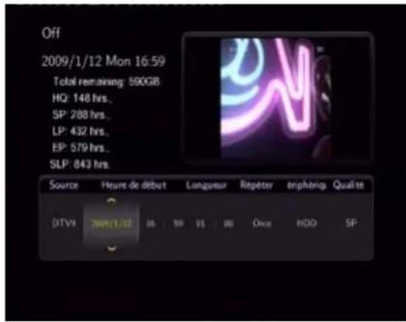 STOREX HMS362TV - Programmer un enregistrement - 3