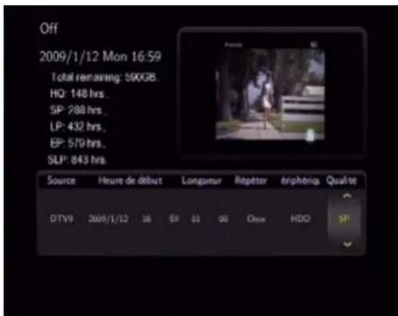 STOREX HMS362TV - Programmer un enregistrement - 7