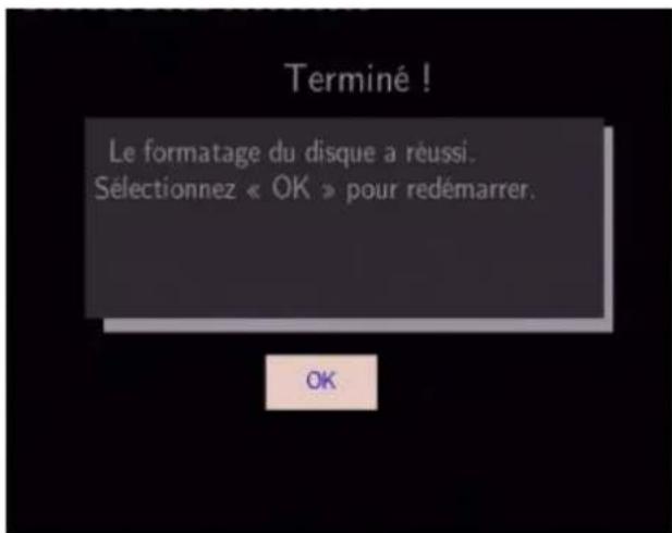 STOREX HMS362TV - Execution du FORMATAGE - 2