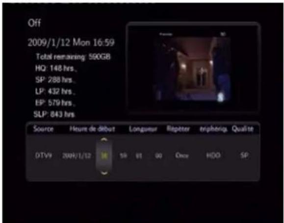 STOREX HMS362TV - Programmer un enregistrement - 4