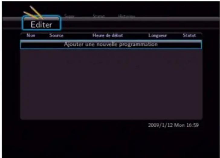 STOREX HMS362TV - Programmer un enregistrement - 1