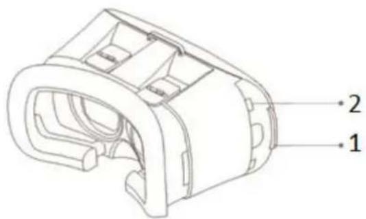 DENVER VR20 - Panneau coulissant : - 1