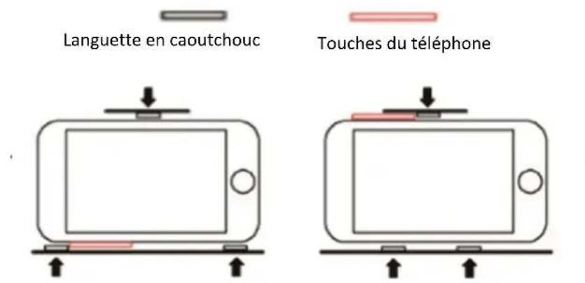 DENVER VR20 - Languettes en caoutchouc : - 1