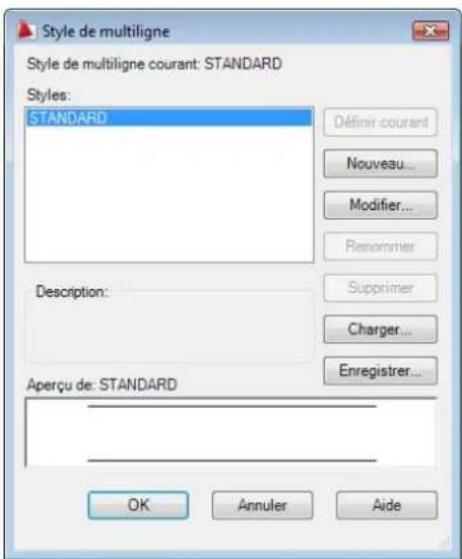 AUTODESK AutoCAD 2010 - Pourdéfinirunstyledemultiligne - 2