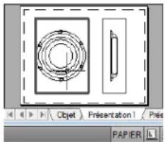 AUTODESK AutoCAD 2010 - Modification de la vue dans la fenêtre de presentation - 1