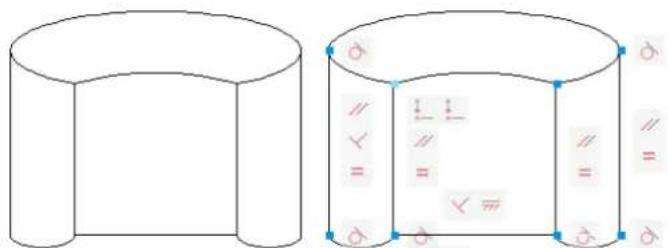 AUTODESK AutoCAD 2010 - Contrainte automatique d'une définition de bloc - 1