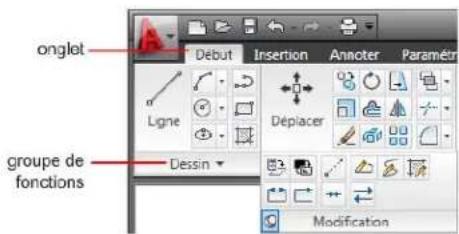 AUTODESK AutoCAD 2010 - Présentation du ruban - 1