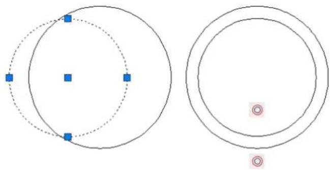 AUTODESK AutoCAD 2010 - Application d'une contrainte concentrique - 1