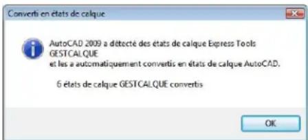 AUTODESK AutoCAD 2010 - Etats de calques issus de GESTCALQUE - 1