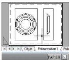 AUTODESK AutoCAD 2010 - Utilisation d'un onglet de presentation - 1