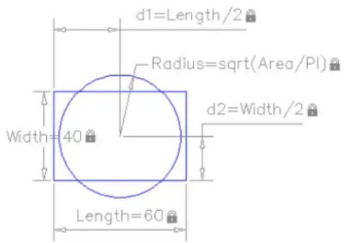 AUTODESK AutoCAD 2010 - Contraindre une conception à l'aide de formules et d'équations - 1