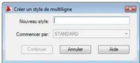 AUTODESK AutoCAD 2010 - Pourdéfinirunstyledemultiligne - 3