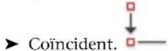 AUTODESK AutoCAD 2010 - Pour appliquer une contrainte de coincidence - 1