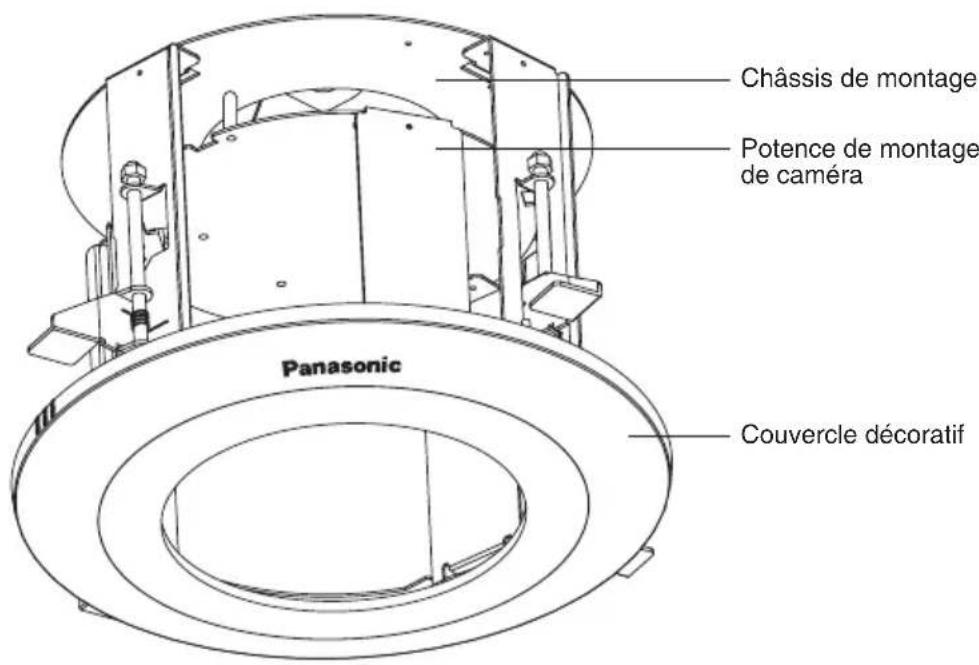 PANASONIC WVQ126 - Garder les mains à l'écart des arêtes métalliques des pièces. - 2