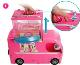 MATTEL Barbie PopUp Camper - 4