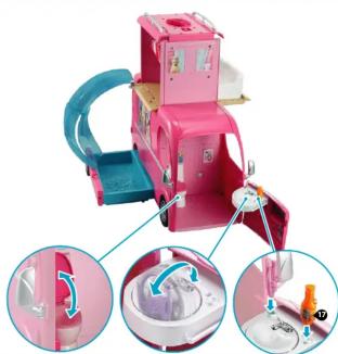 MATTEL Barbie PopUp Camper - 11