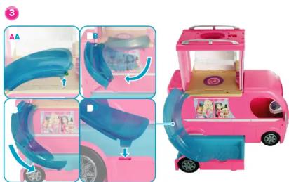 MATTEL Barbie PopUp Camper - 6