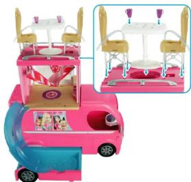 MATTEL Barbie PopUp Camper - 9