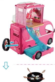 MATTEL Barbie PopUp Camper - 13