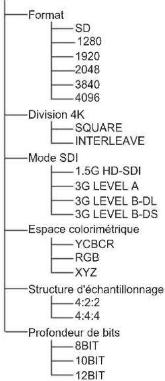 PANASONIC TYTBN03G - Réglages SDI - 1