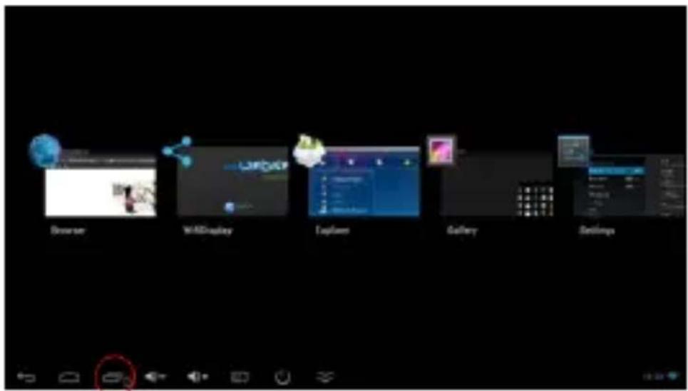 Billow MD03TV - Aplicaciones recentamente usadas - 1