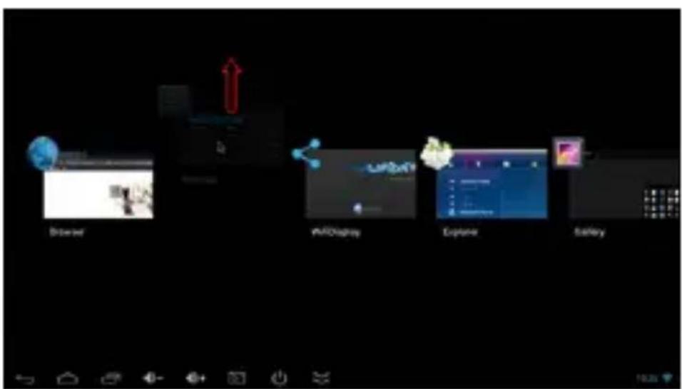 Billow MD05TV - Applications récemment utilisées - 2