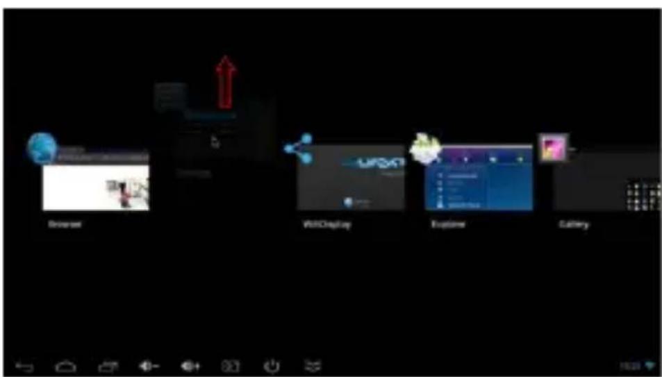 Billow MD05TV - Como cerrar aplicaciones - 1