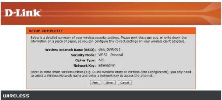 D-LINK DWR510 - Mode Routeur : Utilitaire de configuration Web - 10
