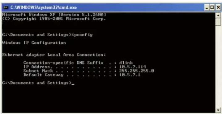 D-LINK DWR510 - Vérifiez votre adresse IP - 1