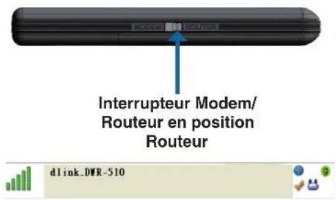 D-LINK DWR510 - Configuration de la connexion Mode routeur - 1