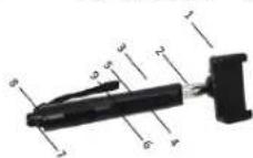 Neoxeo X370G37016 - SELRE-CAMERA MONOPOD - 1